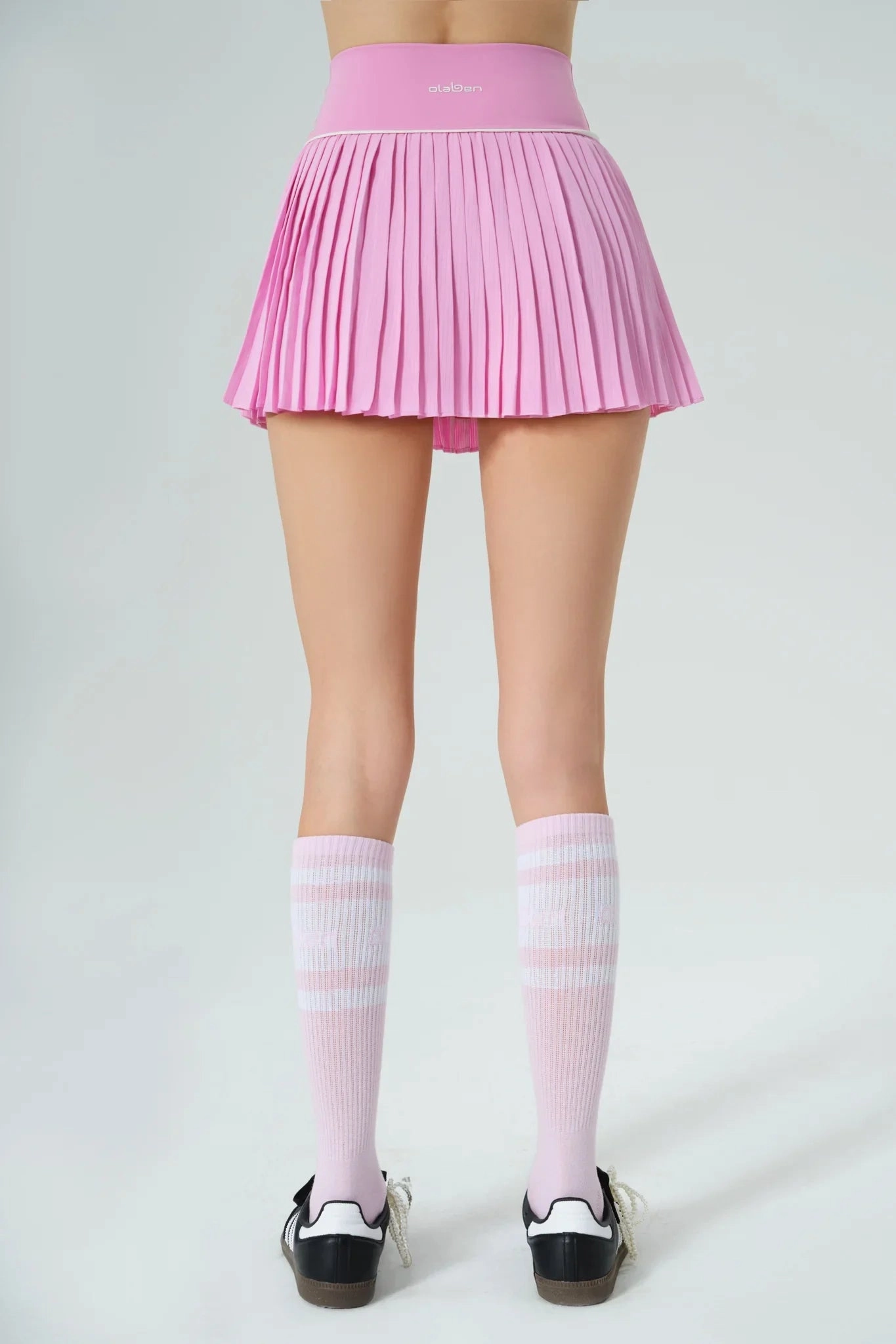 Patchwork Design barbecue outfit Pleated A Line Skirt - Blossom