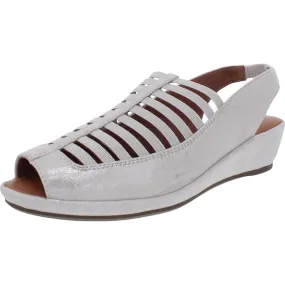 Tassel Fun Trendy Footwear Design Lee Womens Suede Peep Toe Wedge Sandals