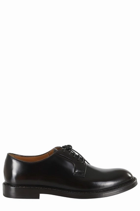 Brushed Leather Derby Shoes Practical Office Versatile Boots