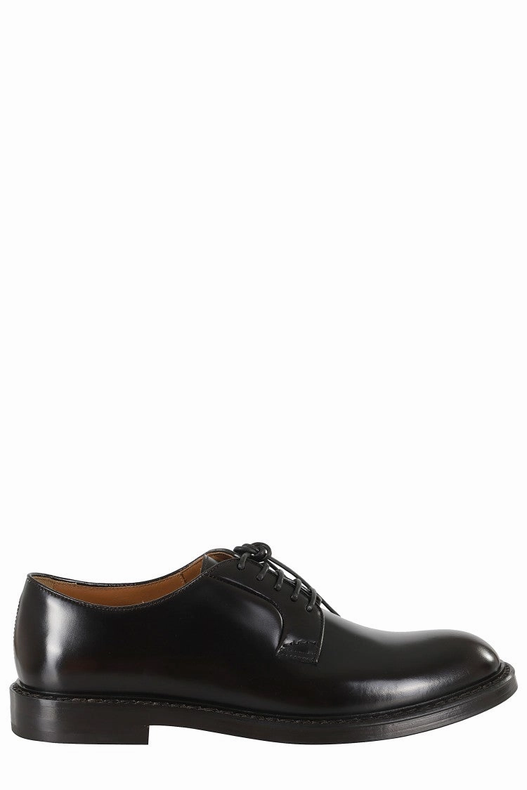 Wedding Outfit Brushed Leather Derby Shoes
