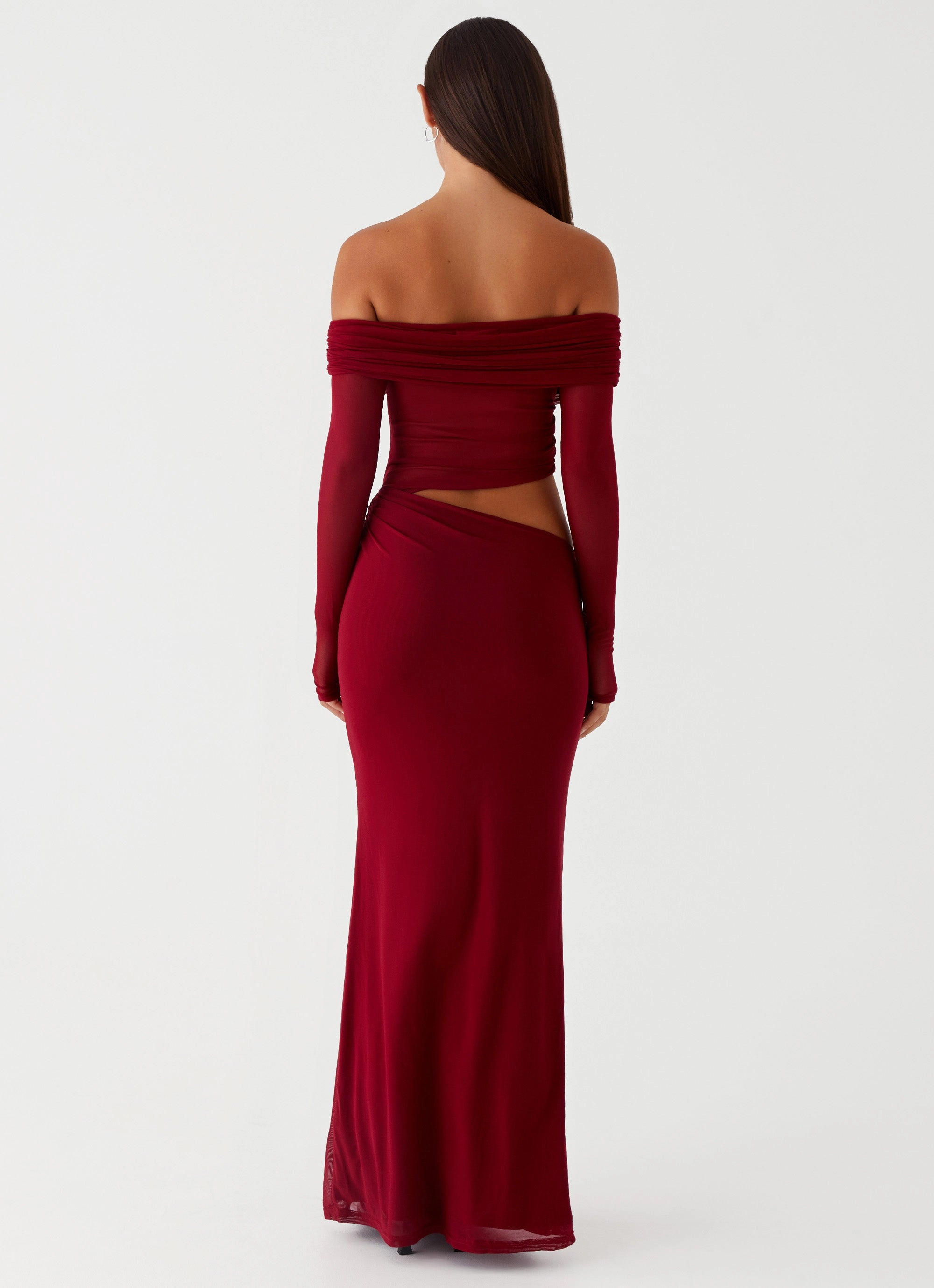 Emery Maxi Dress - Cherry Red Modern Appearance
