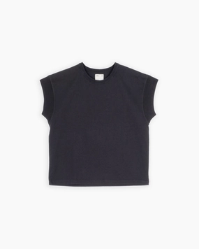 Stretchable Knit G.o.D Muscle T Heavy Flame Black