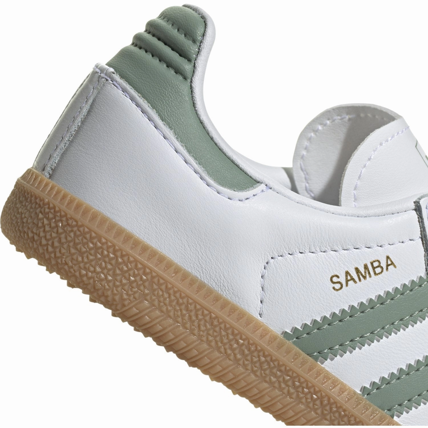 Impact Zones adidas Originals Ftwr White/Silver Green/Gum 3 Samba Og C Sneakers