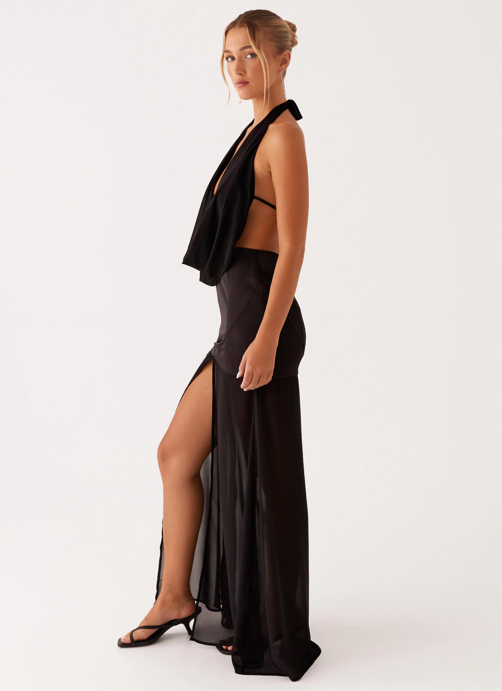 Polished Fit Fenella Maxi Dress - Black