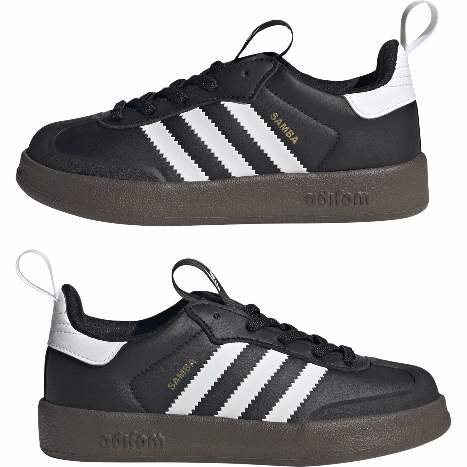 Stylish Silhouette Retro-inspired adidas Originals Core Black/Ftwr White/Gum5 Adifom Samba 360 C Sneakers