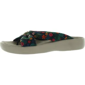 Sandal Add Ons Metal Ring Promise Womens Wedge Thong Slide Sandals