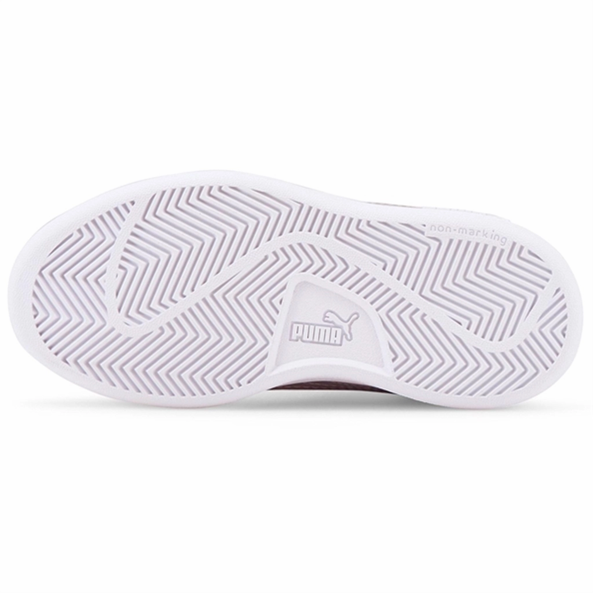 Anti Skid Puma Smash v2 Glitz Glam V PS Sneakers Prism Pink-Silver