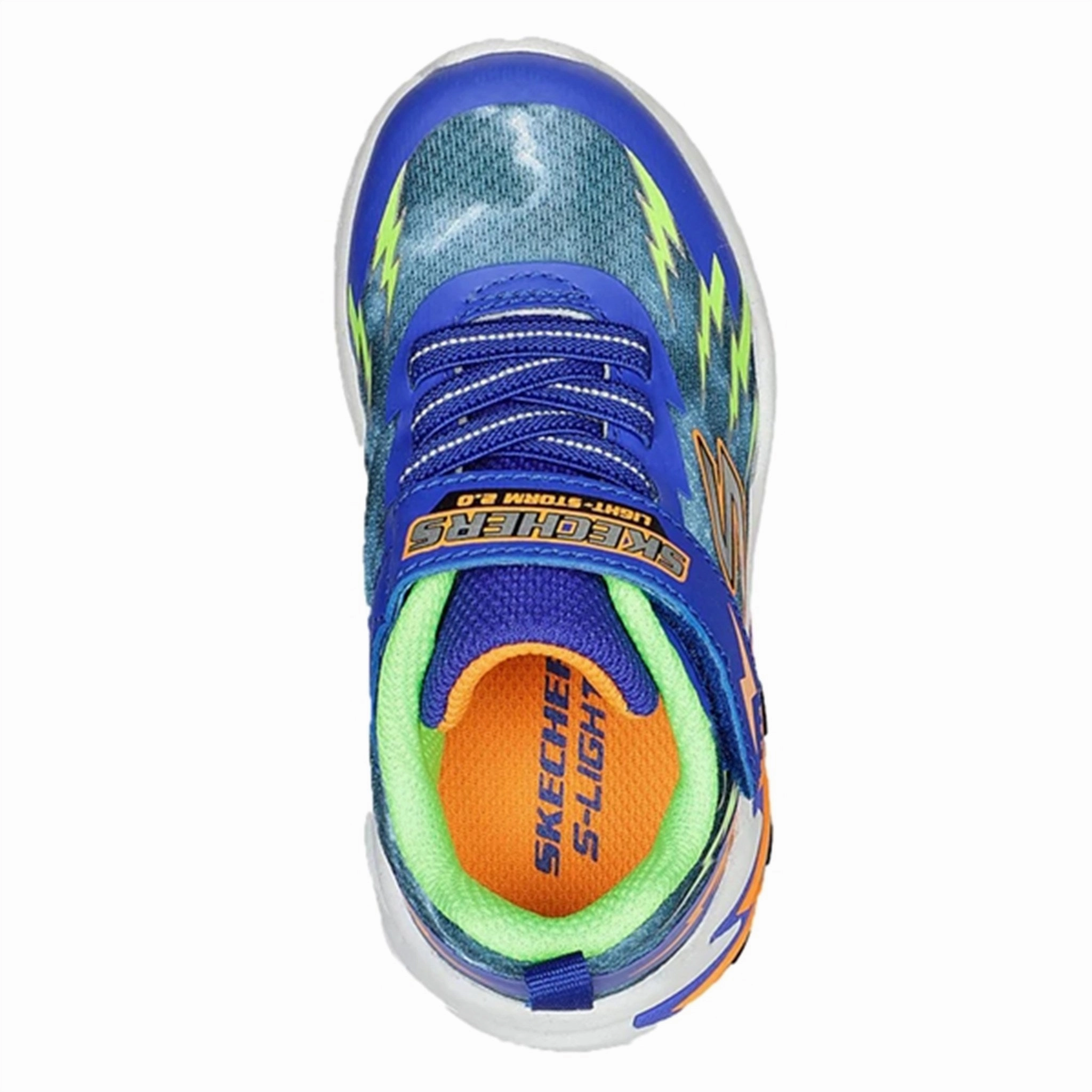 Skechers Lights Storm 2.0 Sneakers Blue Lime On Trend Retro design