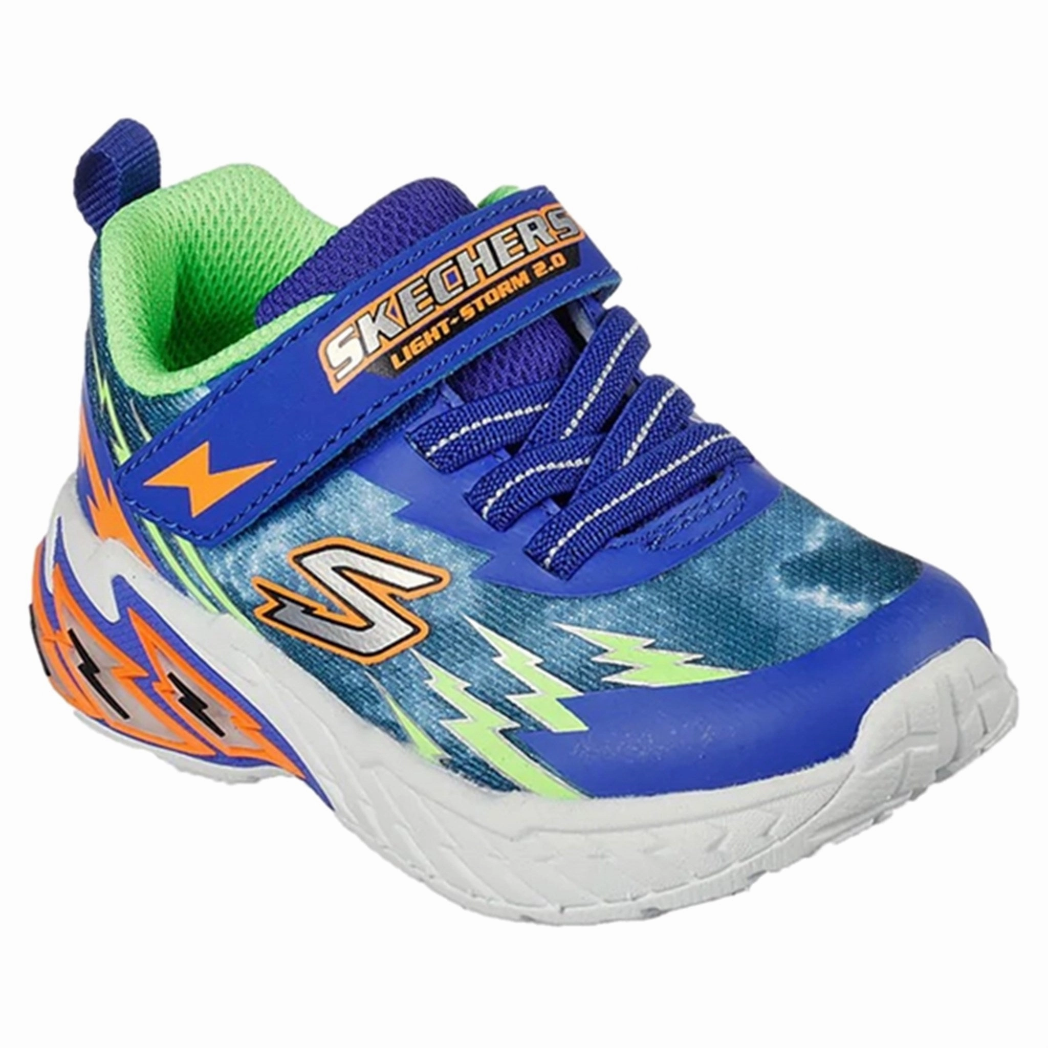 Skechers Lights Storm 2.0 Sneakers Blue Lime energy returning