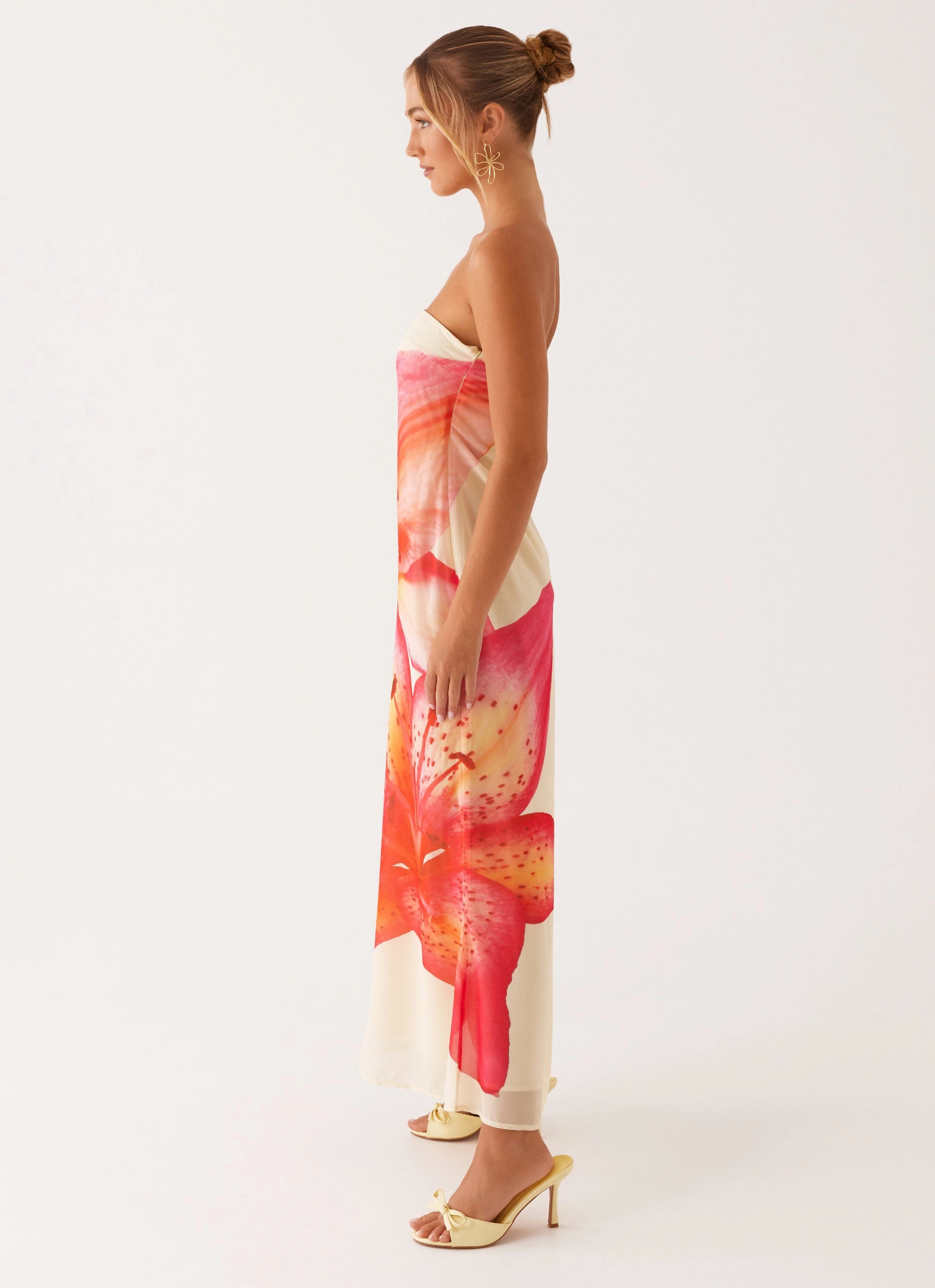 Darcy Maxi Dress - Yellow Floral Shore Time Stylish and Comfortable