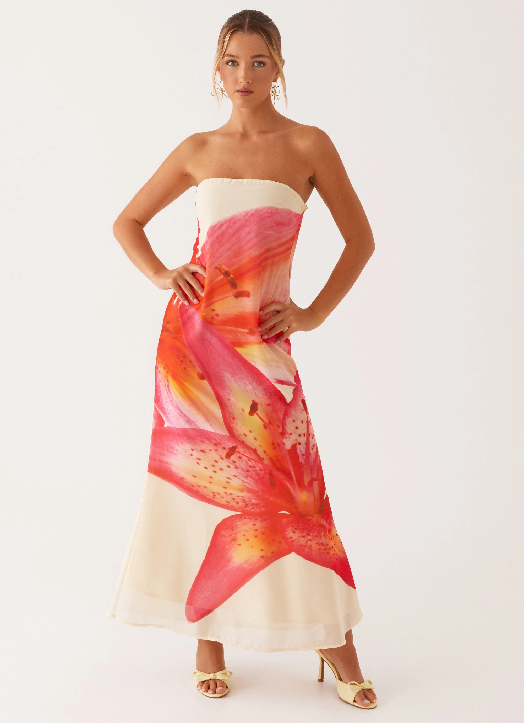 Daywear Fit Darcy Maxi Dress - Yellow Floral