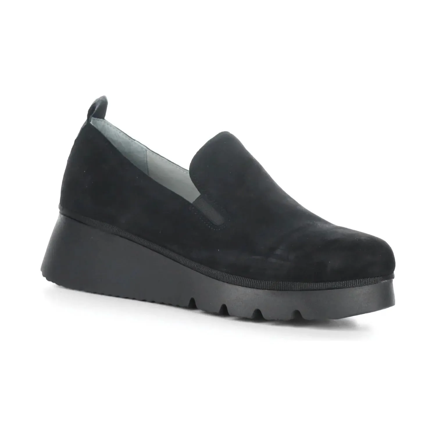 Women's Pece Wedge Shoe In Black Holiday Time
