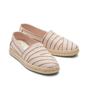 Flexible Comfort Alpargata Rope 2.0 Pink Stripes Espadrille
