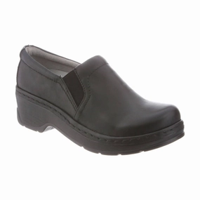 Women's Naples Slip Resistant Work Clogs In Black Quick Comfort Fit Easy Slip