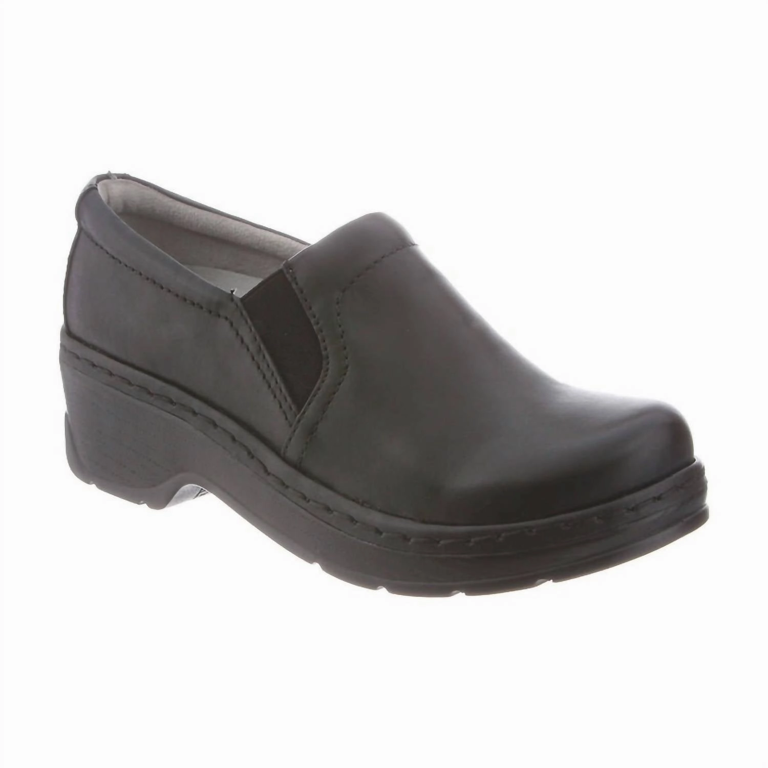 Women's Naples Slip Resistant Work Clogs In Black Quick Comfort Fit Easy Slip
