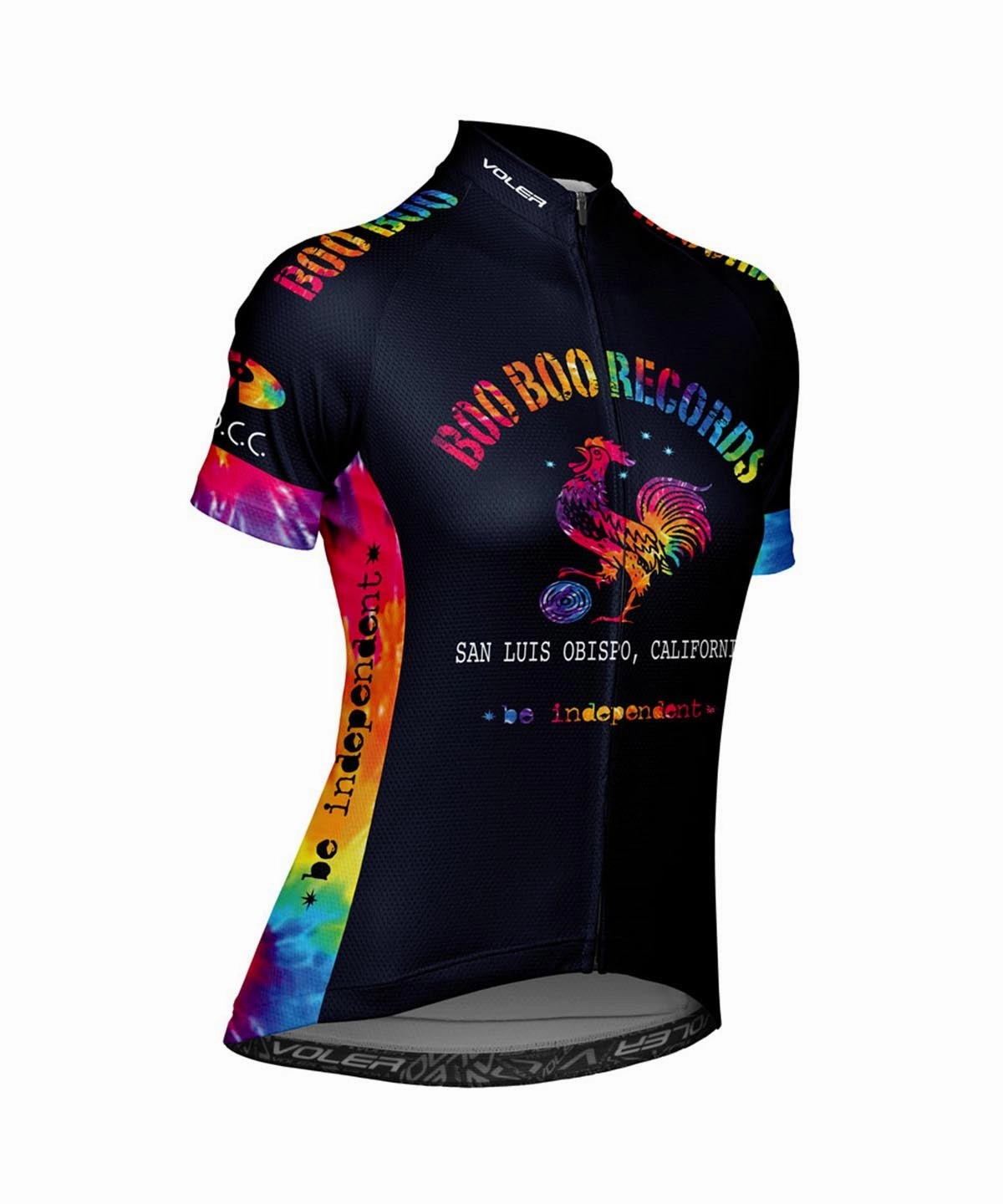 Flexible Hemline Tagless Design W. PELOTON RACE JERSEY - BOO BOO TIE DYE