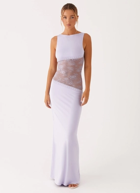 Tactile Feel Lucinda Maxi Dress - Lilac