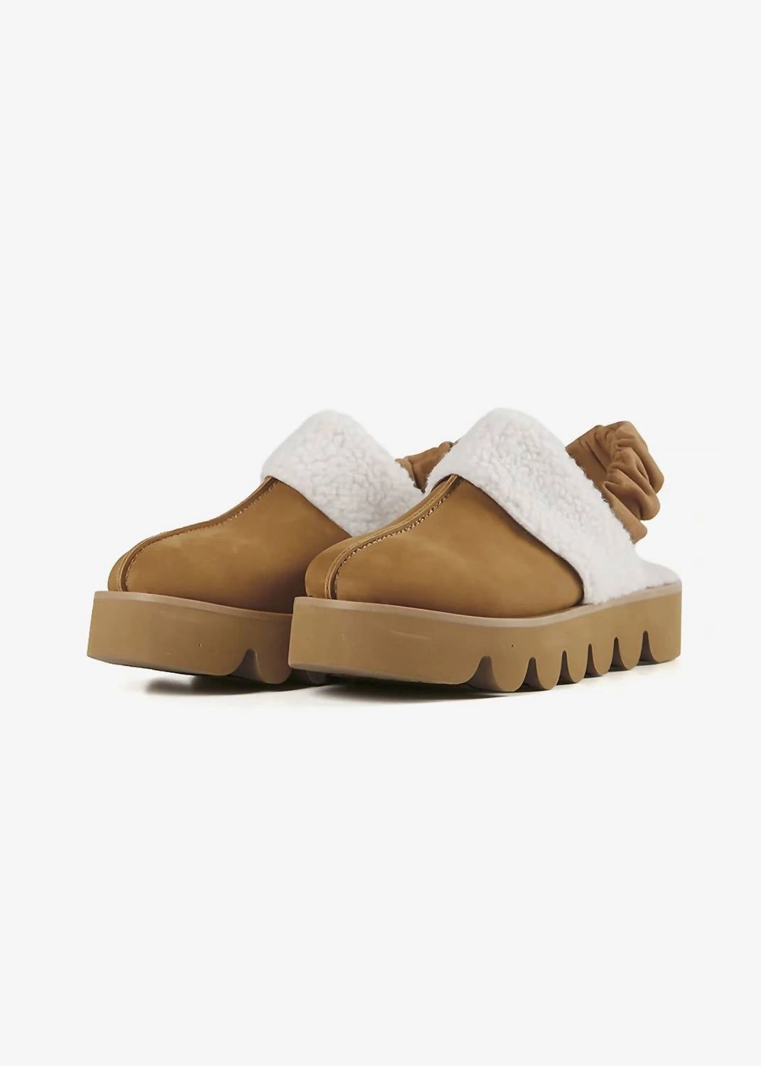 Women's Sherpa Sling Mule In Brown Quick Travel Sandals