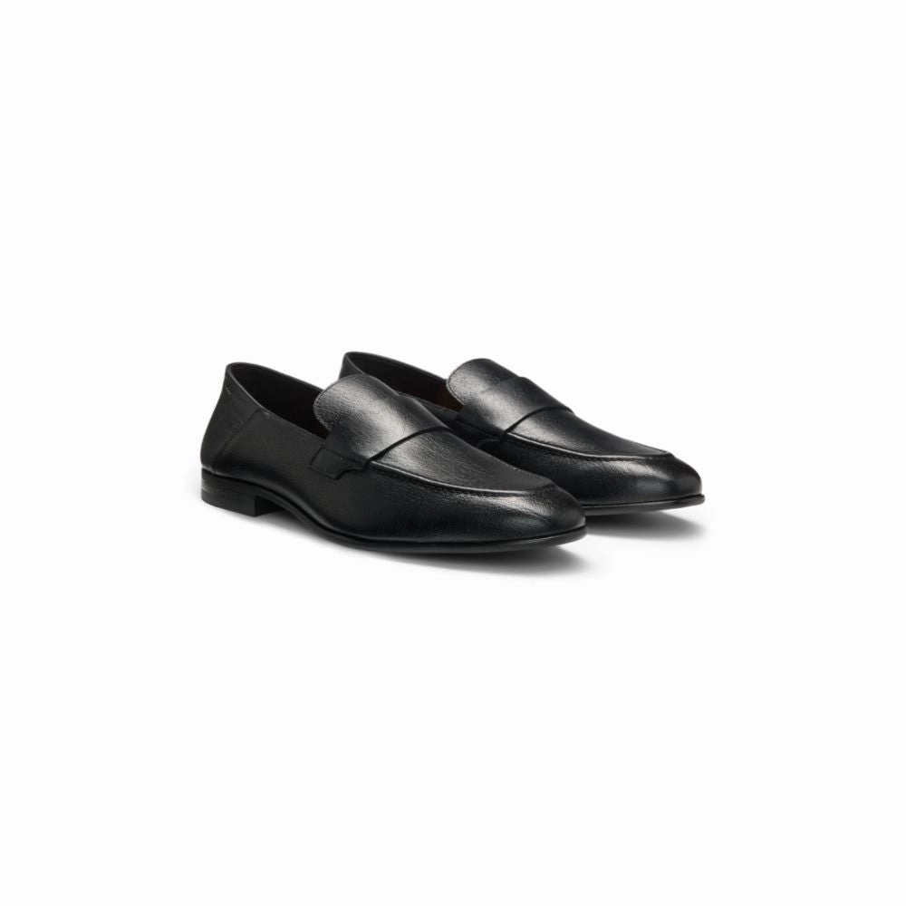 Heritage Line Stylish Fit Penny loafers in tumbled leather