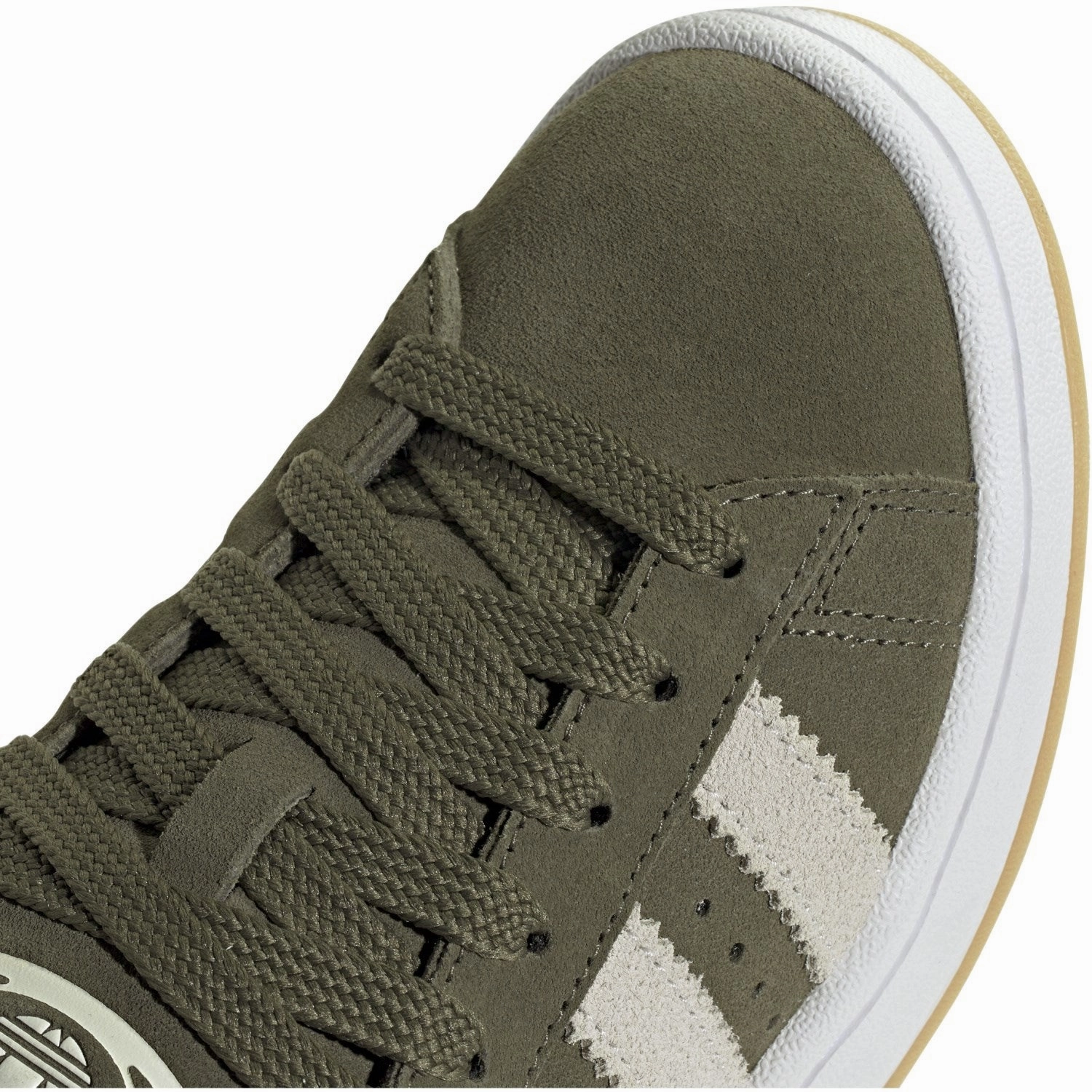 Abrasion Resistant Lining adidas Originals Medium Dark Khaki/Off White/Ftwr White Campus 00S J Sneakers