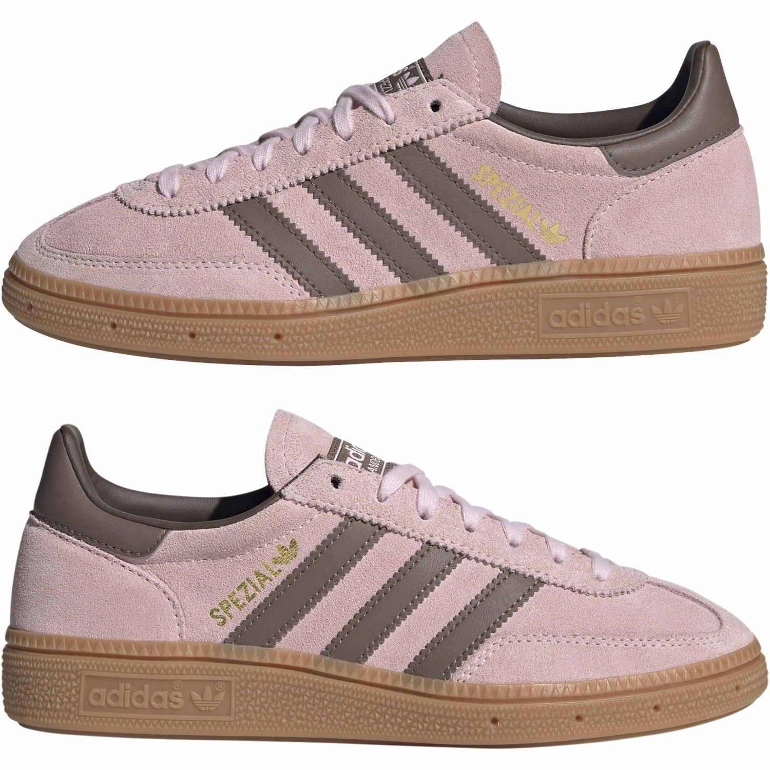 adidas Originals Clear Pink/Earth Strata/Gum 3 Handball Spezial J Sneakers Daily Step