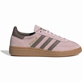 adidas Originals Clear Pink/Earth Strata/Gum 3 Handball Spezial J Sneakers Anti slip surface Vegan Material Option