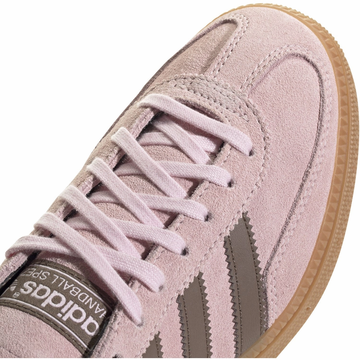 adidas Originals Clear Pink/Earth Strata/Gum 3 Handball Spezial J Sneakers Stable Support Torque Reduction Engineering
