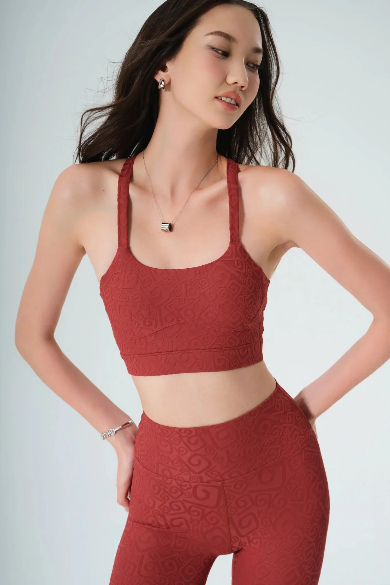 Easy Design Flatlock stitching seams Riley 3D Bra - Merlot