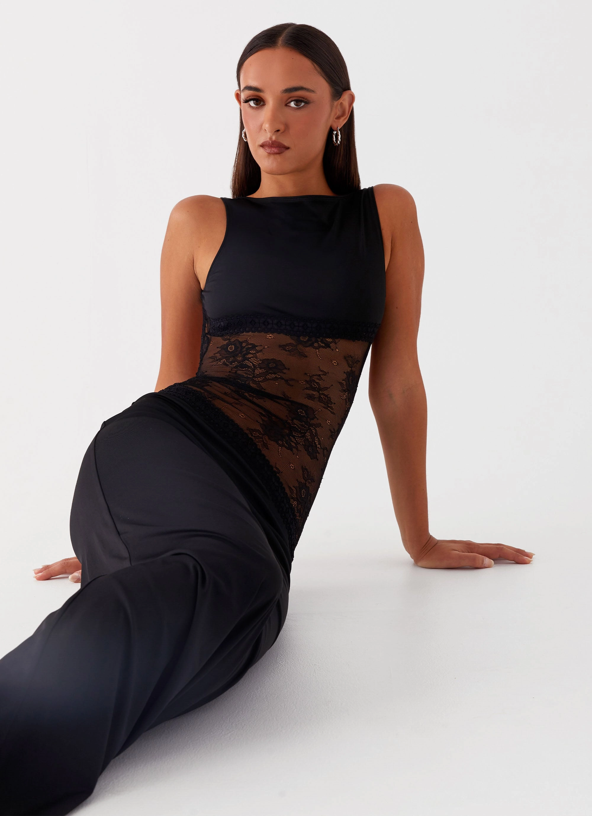 Lucinda Maxi Dress - Black Chill Wear Artistic Vibe