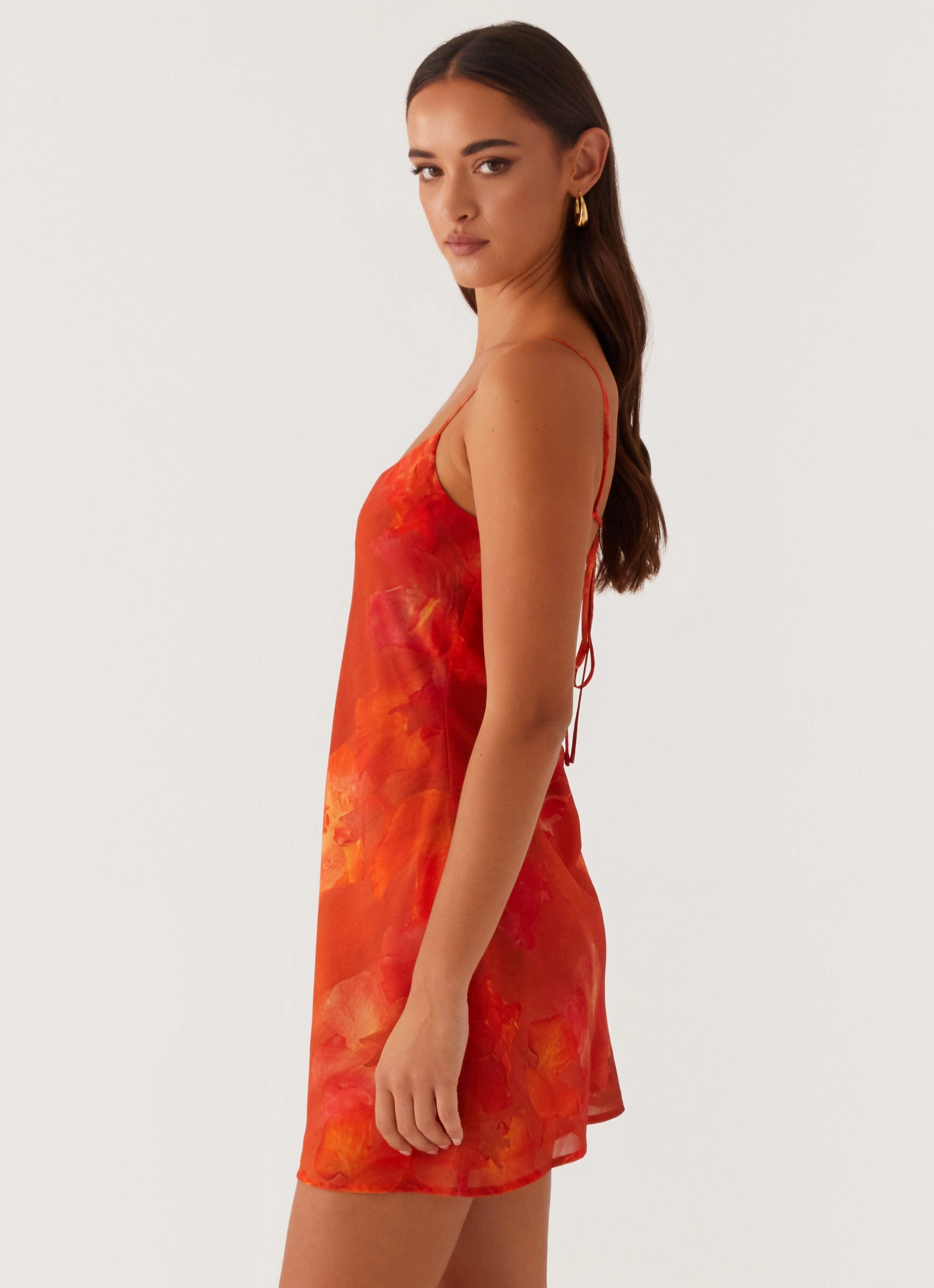 Manifest Mini Dress - Amber Chic Silhouette Visual Balance