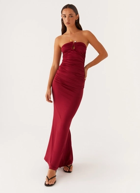 Trendy pick Anniversary-Event Rudy Maxi Dress - Maroon