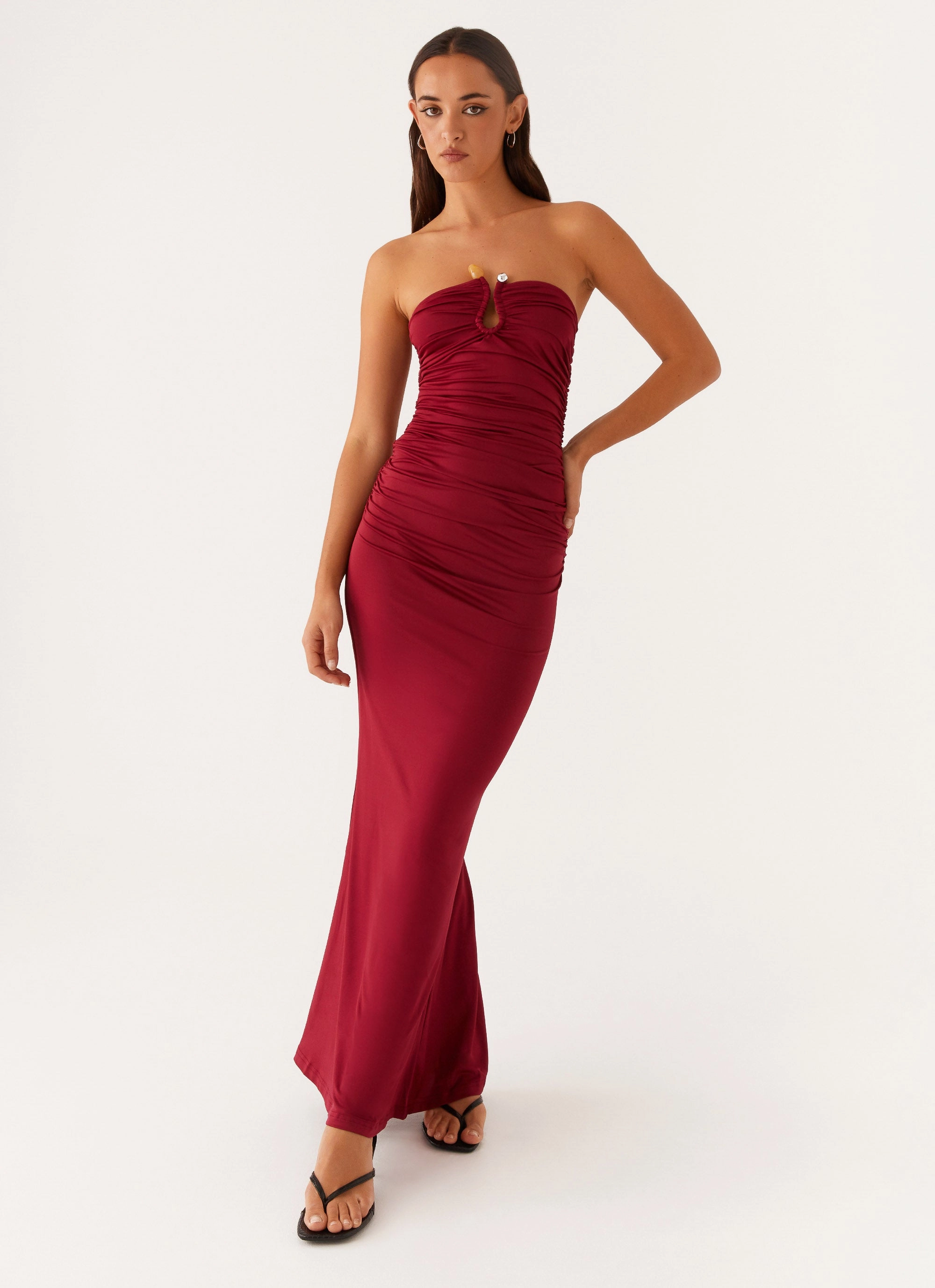 Trendy pick Anniversary-Event Rudy Maxi Dress - Maroon