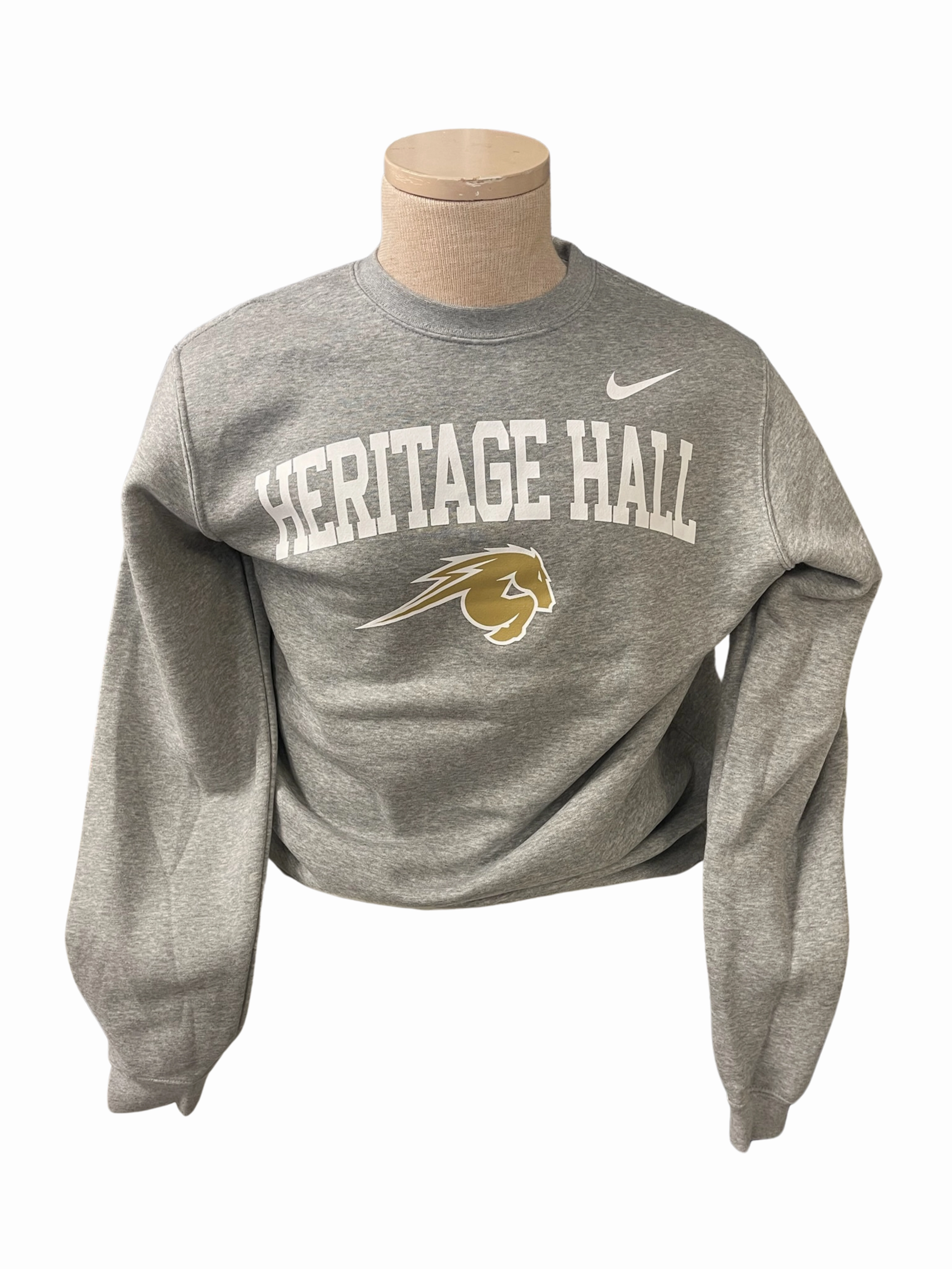 Home Wear Men's Nike sweatshirt, wt. Her Hall, gld horse