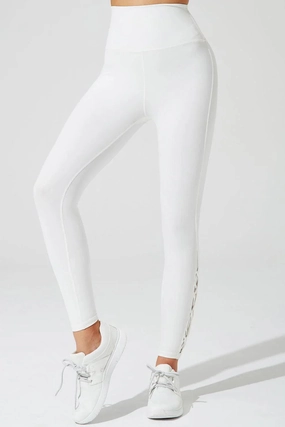S'Angria 7/8 High Waist Legging - White Home Ready