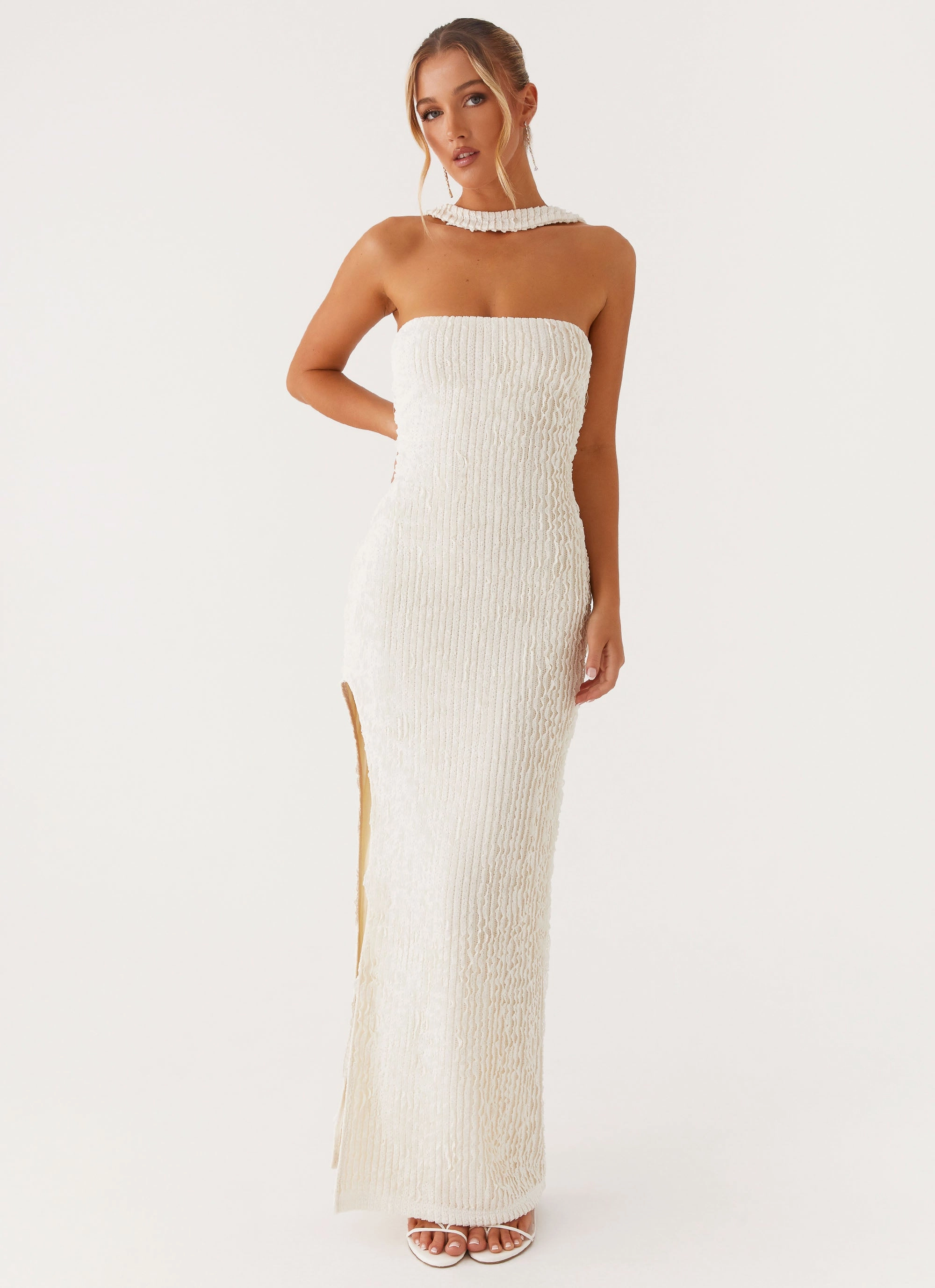 Sadie Maxi Dress - Ivory Perfect Wear
