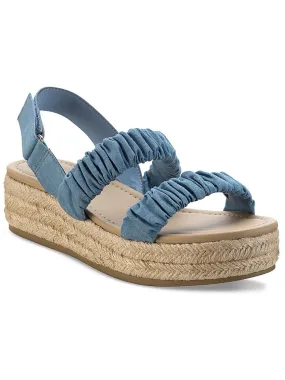Comfy Strap Minimal Design Dovee Womens Ankle Strap Manmade Espadrilles