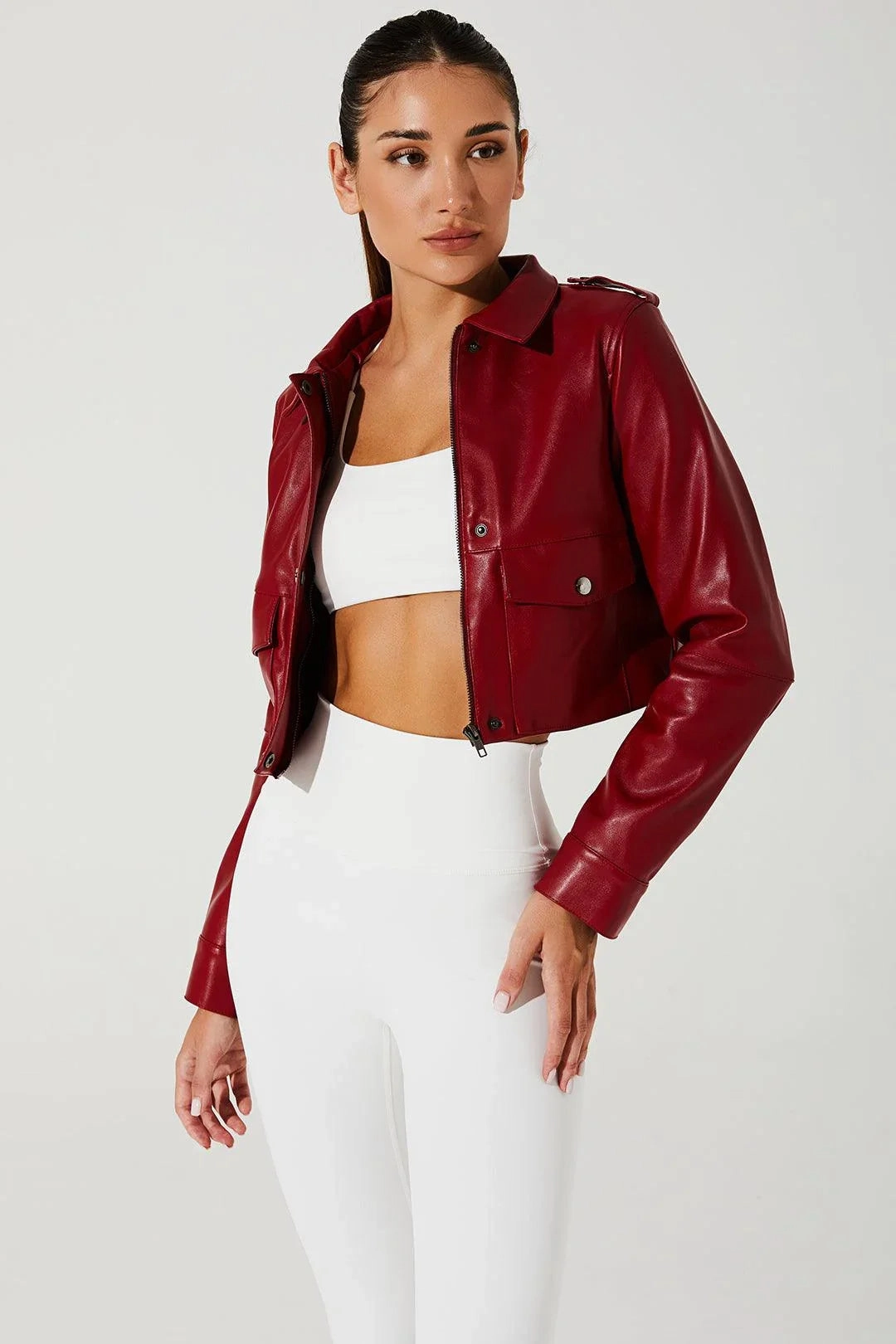 Philanthropy Adjustable Hem Urban Rebel Jacket - Viva Magenta