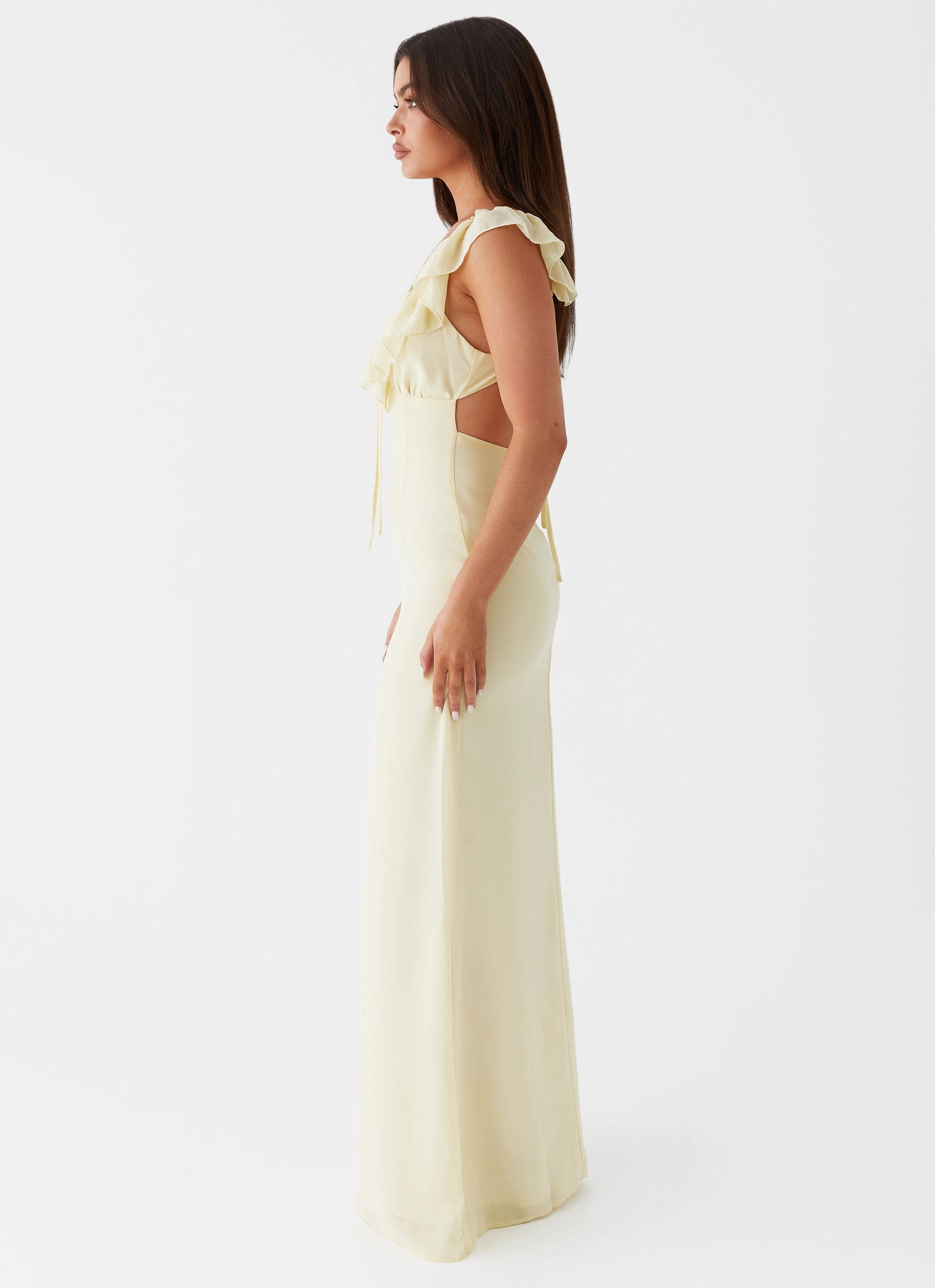 Silvie Maxi Dress - Yellow Breathable wear