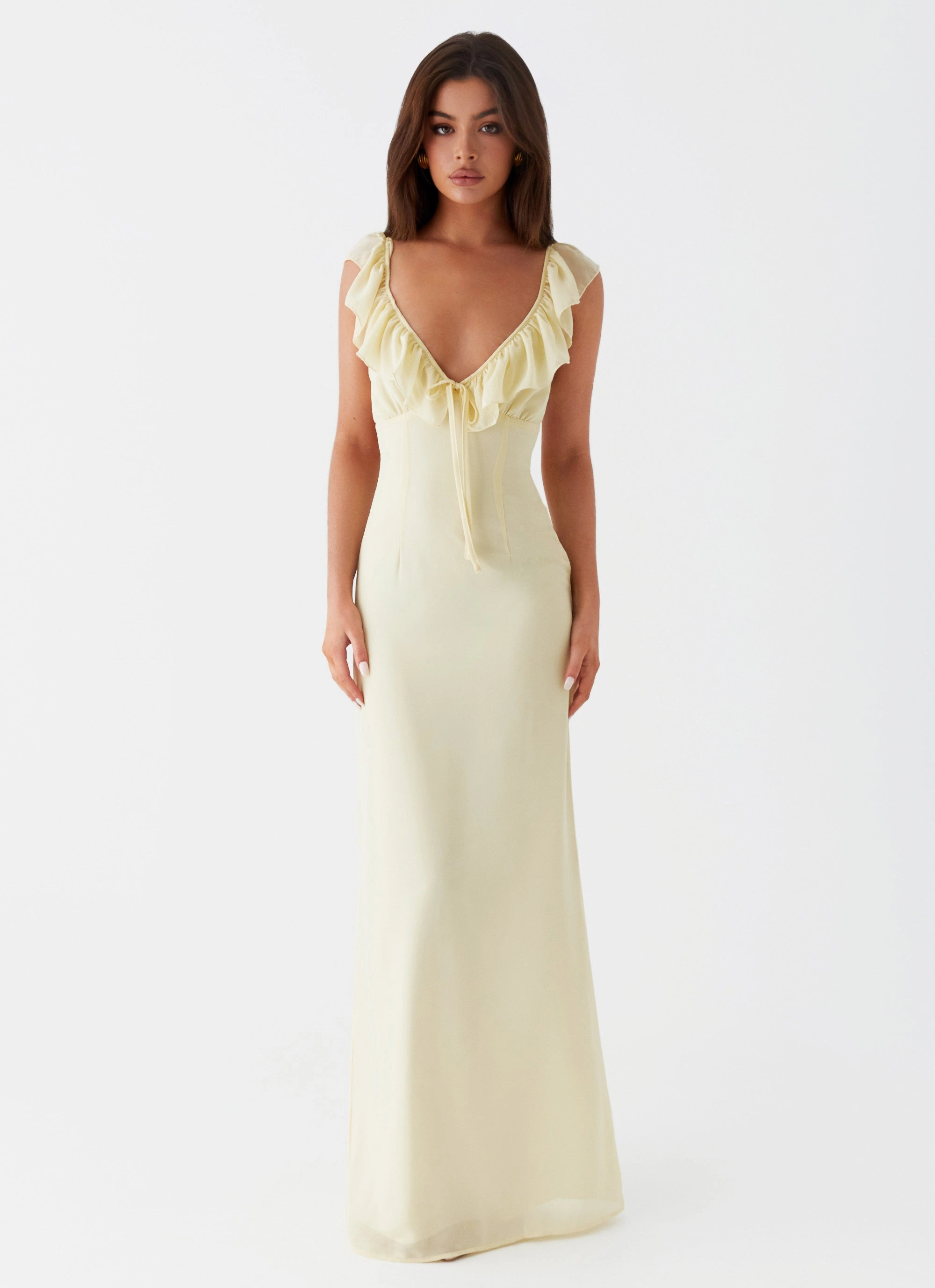 Silvie Maxi Dress - Yellow Fit Base