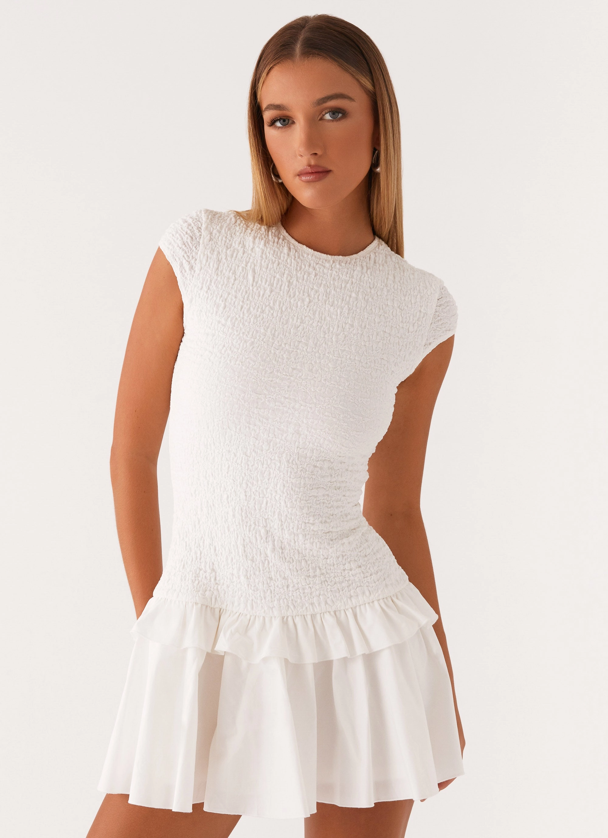 Hopeless Romantic Mini Dress - White Gift-Worthy