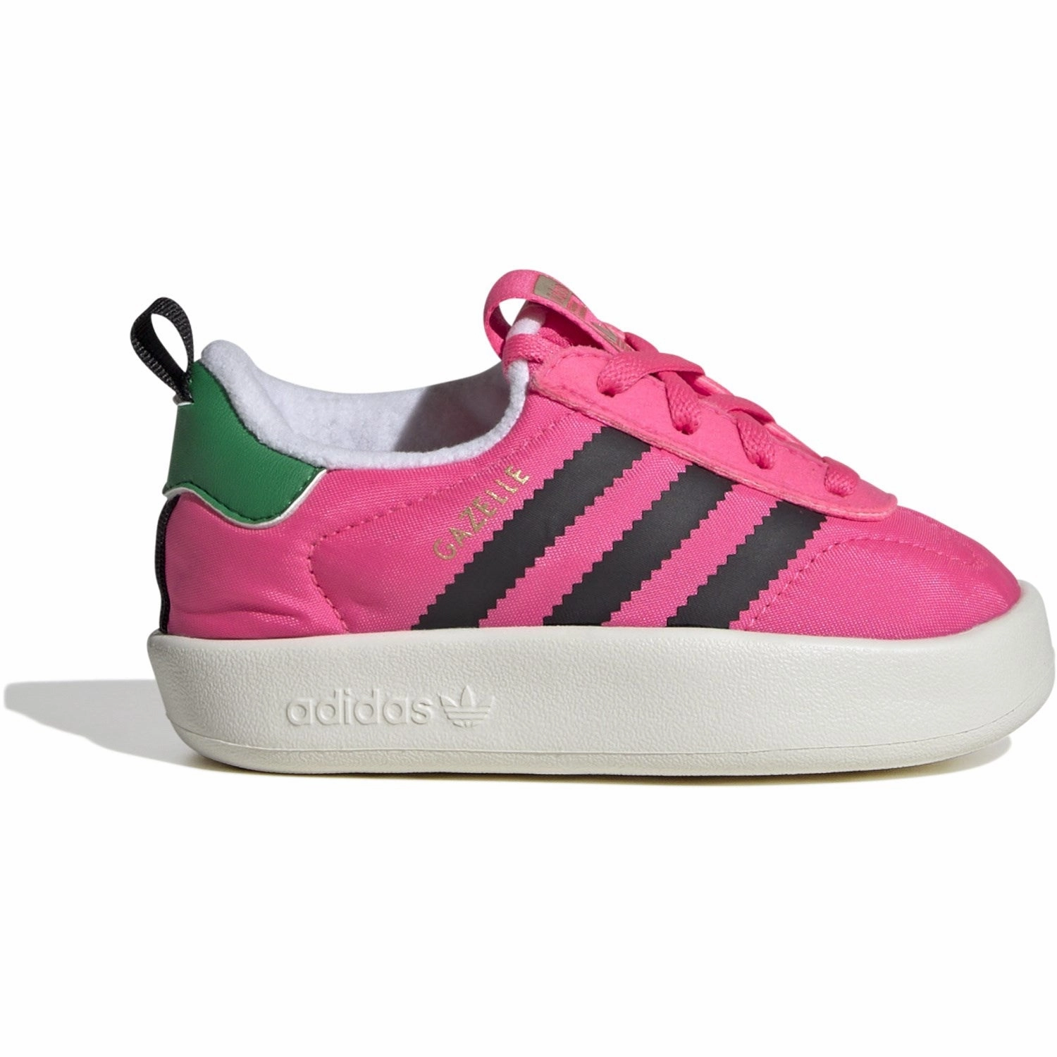 Seamless Upper Fabric Timeless traction adidas Originals Lucid Pink Off White Core Black Gazelle Home I Sneakers