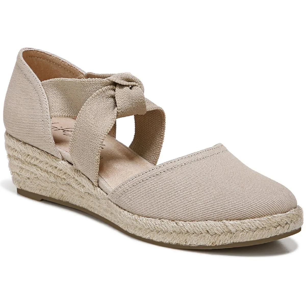Durable Rubber Compound Kascade Womens Canvas Strappy Espadrilles