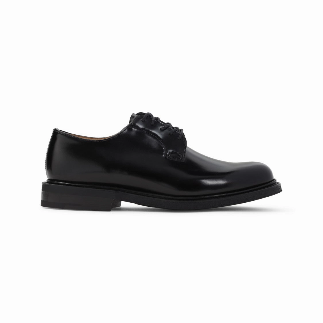 Shannon R 2.0 Black Calf Leather Derbies Cushioned Footbed