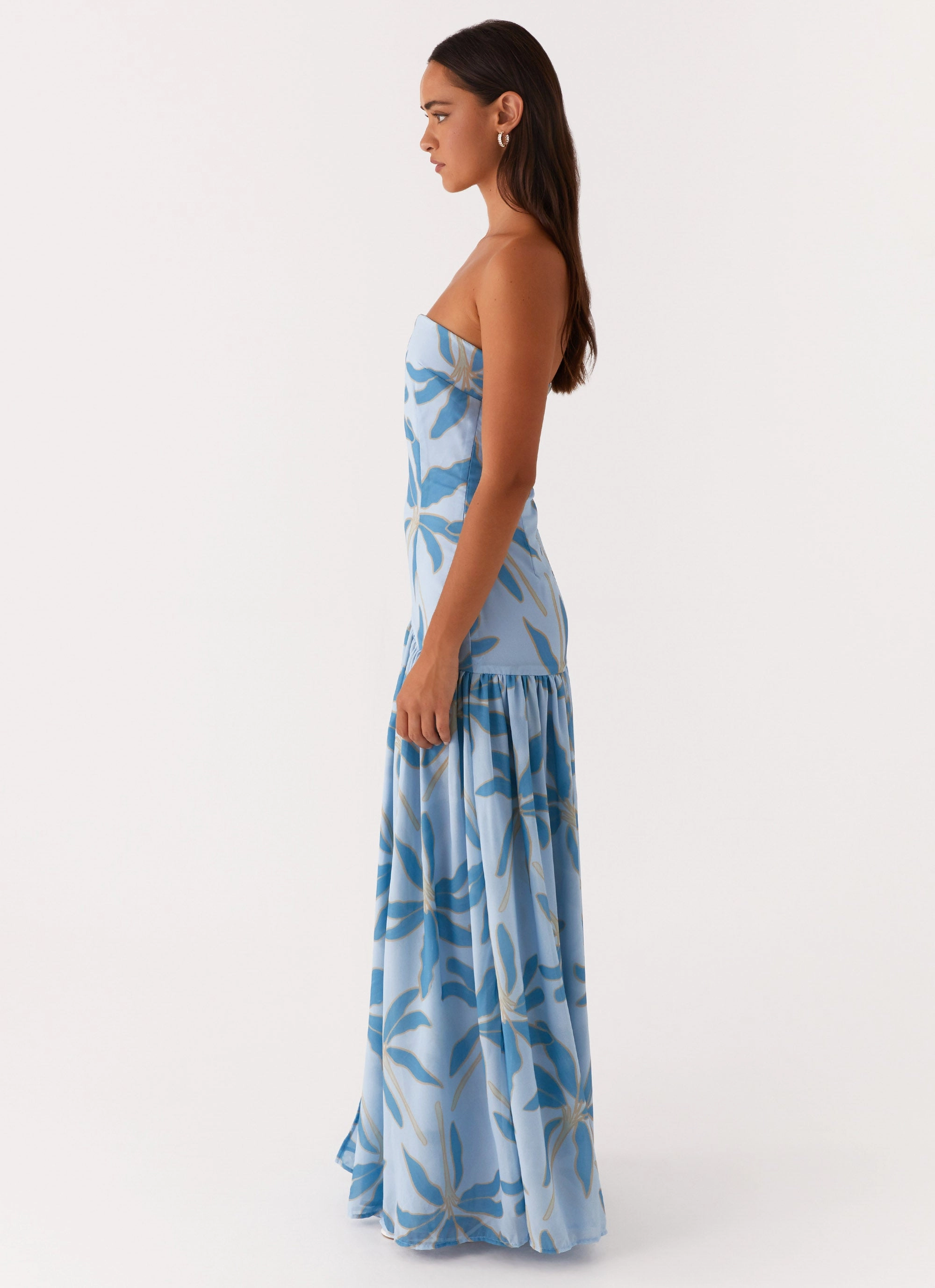 Eden Strapless Maxi Dress - Opulent Blue Maximalist-Trend