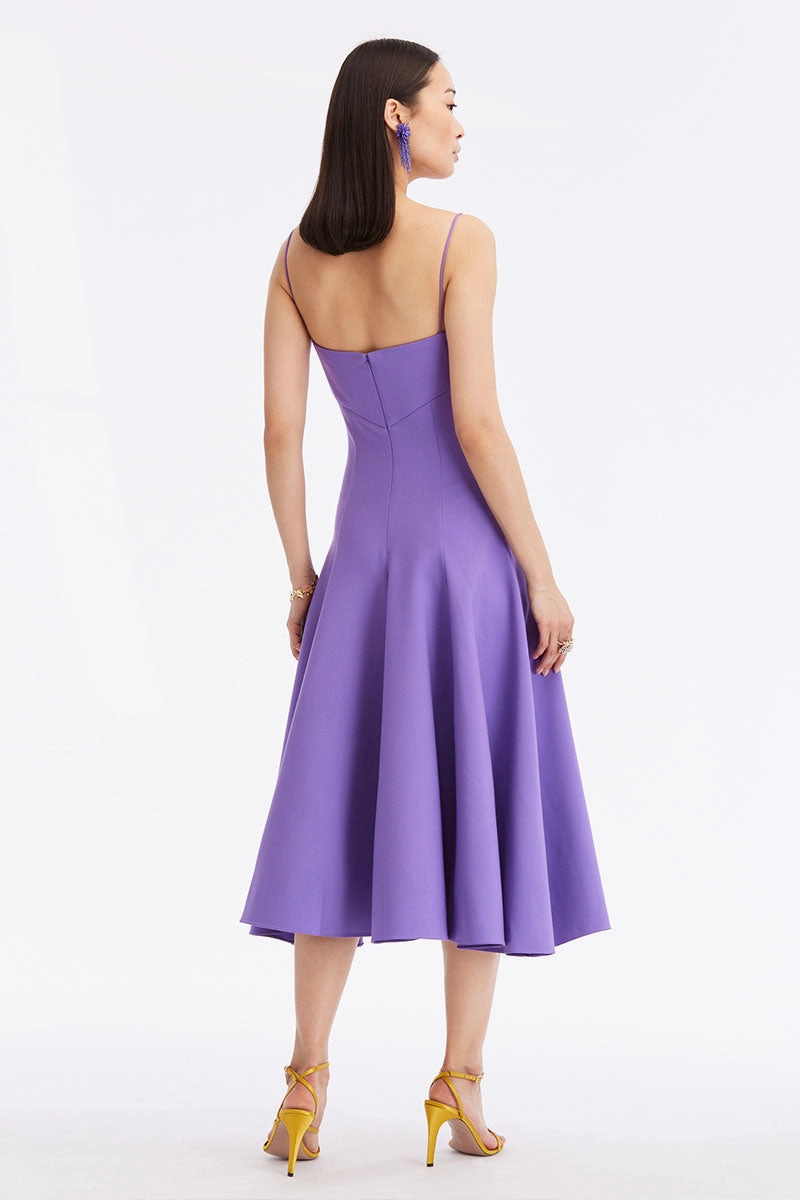 Cowl Neck Midi Dress Flattering Shape Look Elegant Mature