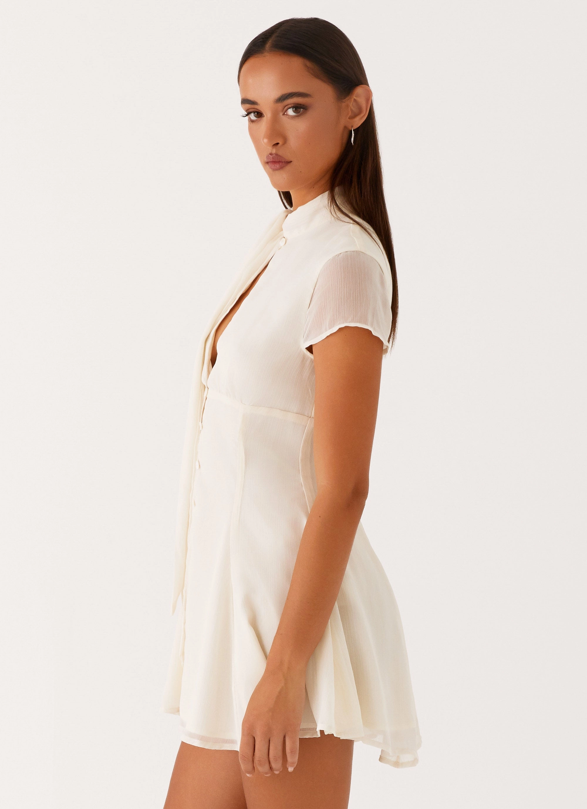 Multi Season Karling Mini Dress - Ivory
