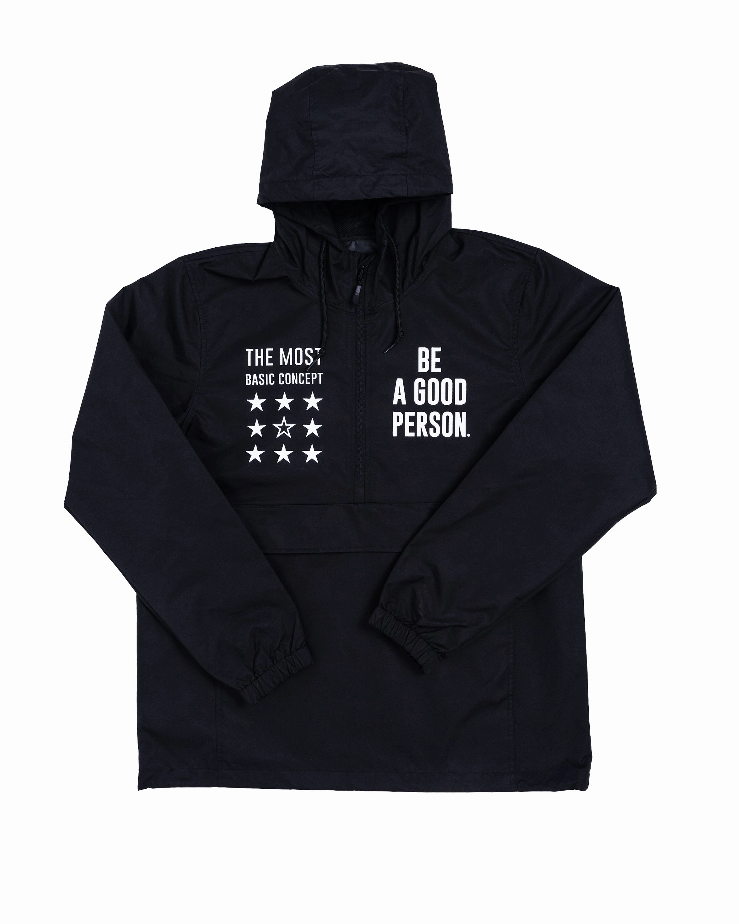 Signature Anorak - Black Adaptive Tension Bands Ventilated Back Panel