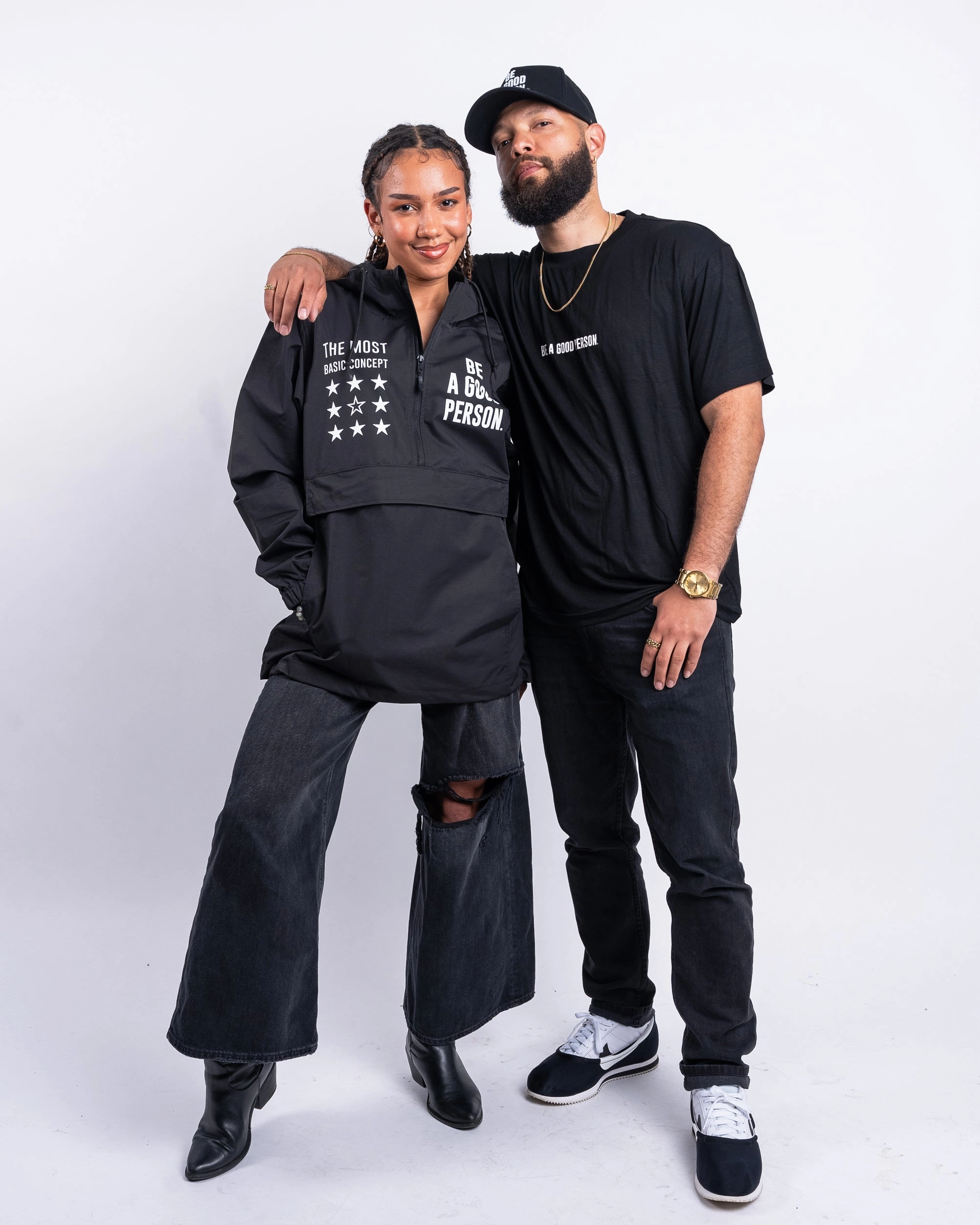 Signature Anorak - Black Eco Friendly Construction