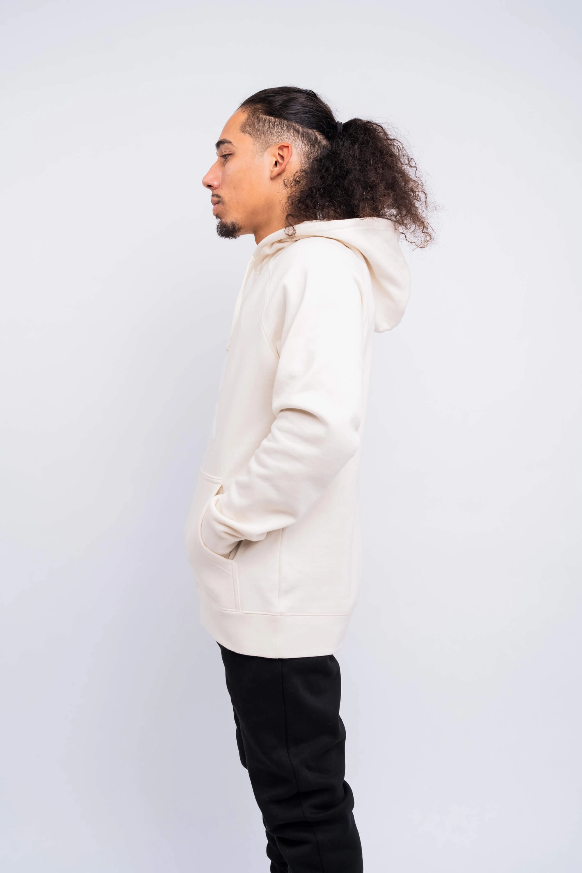Signature Lightweight Hoodie - Ivory Fashion Motion