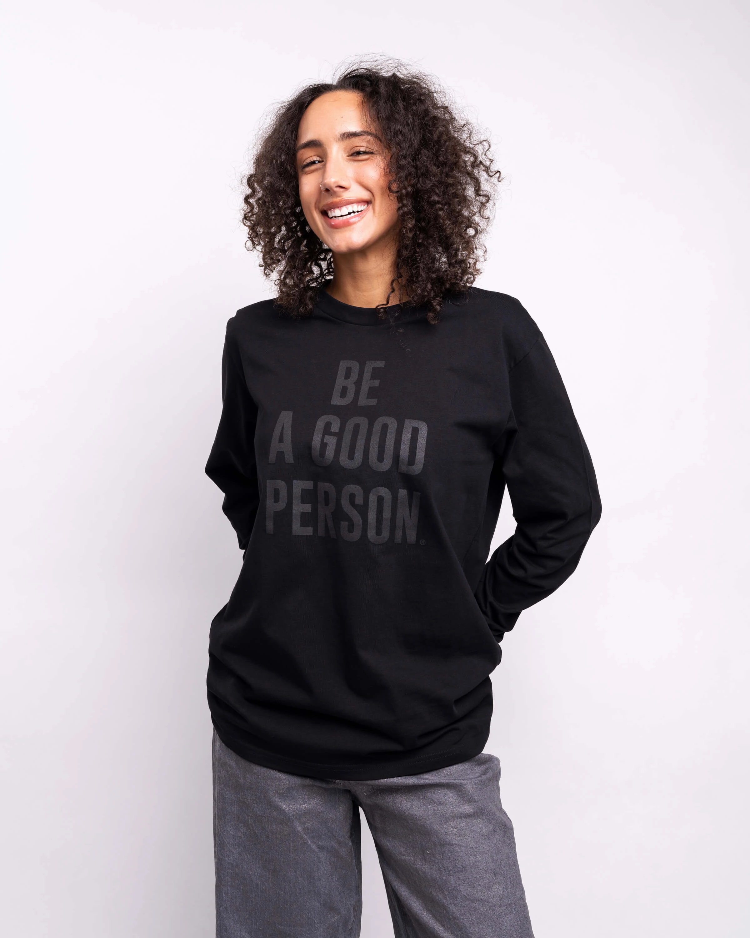 Signature Long Sleeve - Asphalt Classic Layer Wear Cozy Layers